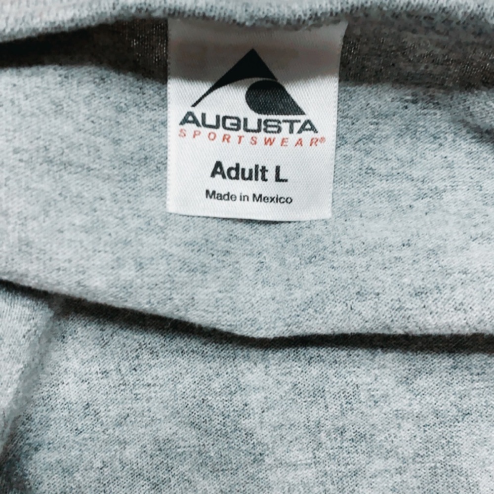 *sold* Tri Delta Gray Henley Shirt Size L - Picture 5 of 5